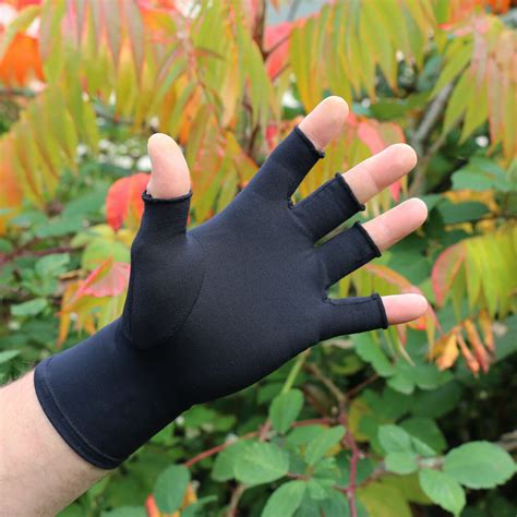 Compression Arthritis Half Finger Gloves Infrared Therapy Pain Relief