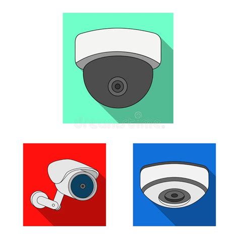 Ilustra O Do Vetor Do Logotipo Do Cctv E Da C Mera Cole O Do Cctv E