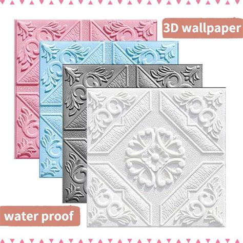 D Wallpaper Rumah Dinding Kitchen Wall Paper Sticker Self Adhesive