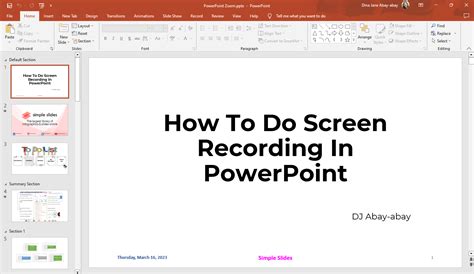 Learn How To Do Screen Recording In Powerpoint In Easy Steps