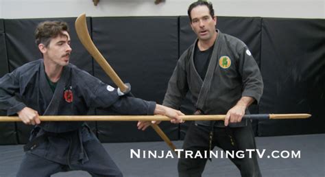 Gyoku Ryu Naginata vs Yari Technique for Bujinkan Ninjutsu Training on ...