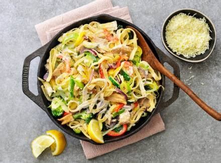 Vegetarische Pasta Carbonara Recept Allerhande Albert Heijn Belgi