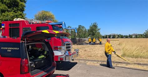 Fire Crews Respond To Two West Eugene Grass Fires In Under Two Hours Local