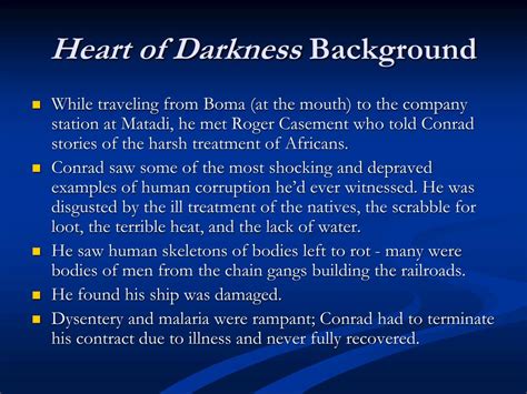 Ppt Heart Of Darkness Powerpoint Presentation Free Download Id3096223