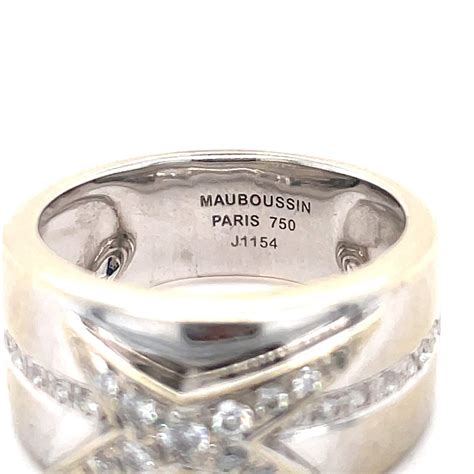 Mauboussin Etoile Divine Diamant Or Blanc Bague Catawiki