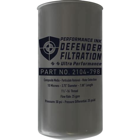 Performance Ink PI-2104-798 450HS-10 Micron Ultra Performance Fuel Filter