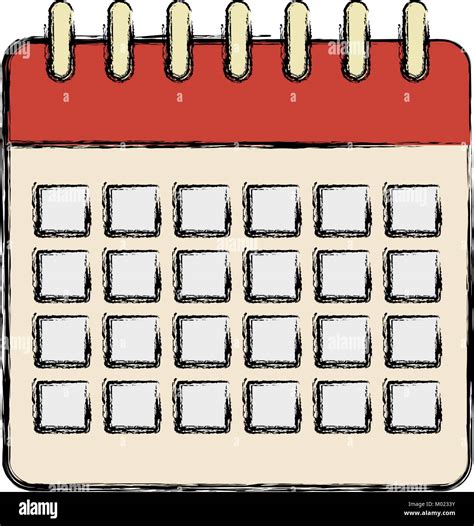 Calendar Vector Illustration Stock Vector Image Art Alamy