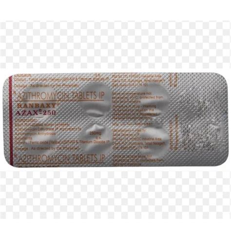 Azax 250mg Tablet At Rs 70 65 Strip Of 6 Tablets Faridabad ID