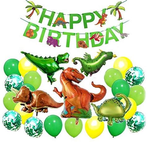 Banniere Dinosaure Anniversaire Dinosaure Ballon Dinosaur Party