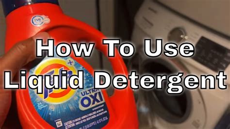 Liquid Laundry Detergent How To Use Atelier Yuwa Ciao Jp