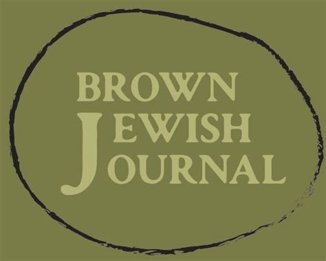 The Brown Jewish Journal New Independent Journal Focused On Brownus