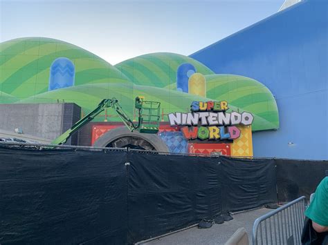 Inside Universal On Twitter Super Nintendo World Signage Recently