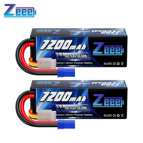 Zeee S Lipo Battery V C Mah With Ec Plug Hardcase For Rc