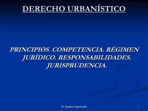 PPT DERECHO URBANÍSTICO PowerPoint Presentation free download ID