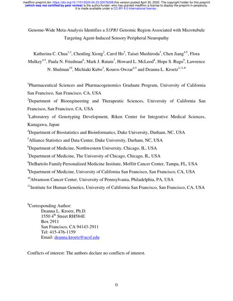 PDF Genome Wide Meta Analysis Identifies A S1PR1 Genomic Region