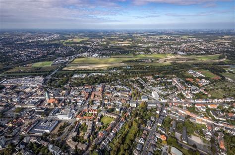 Hamm Von Oben Stadtansicht Vom Innenstadtbereich In Hamm Im