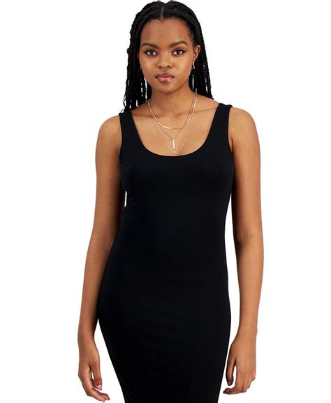 Bar Iii Womens Sleeveless Midi Bodycon Dress Created For Macys Macys