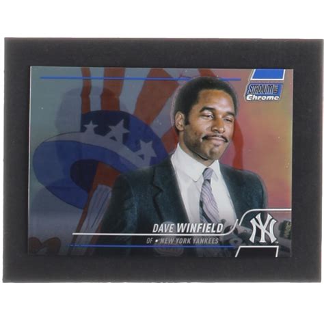 Dave Winfield Stadium Club Chrome Blue Refractors