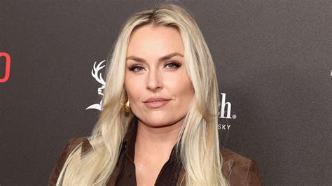 Lindsey Vonn Is Feeling Like A ‘boss In Suede Brown Power Suit And