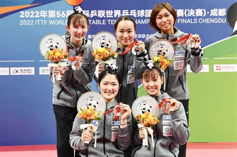 【世界卓球】日本女子 51年ぶりの中国超えはならずも4大会連続の銀メダル｜テレ東卓球news：テレ東