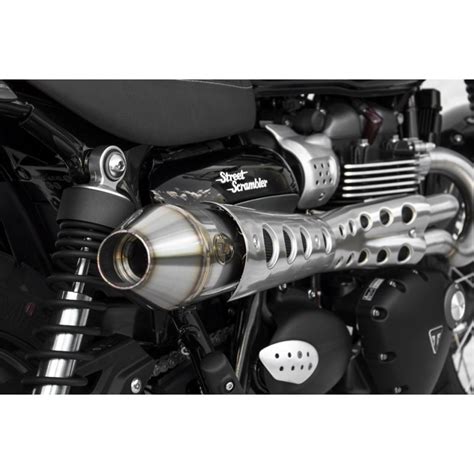 Ligne Compl Te Racing Conique Haute Zard Pour Triumph Street Scrambler