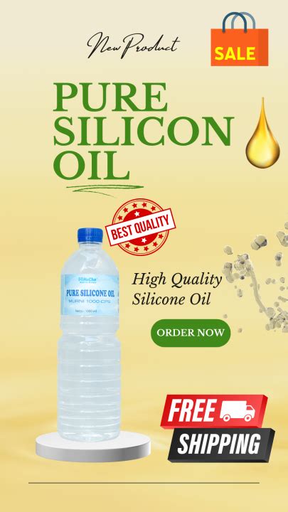 Silicon Oil Murni 1000 CPS 1 Liter HuCha Lazada Indonesia