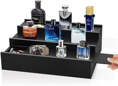 Amazon Wooden Cologne Organizer For Men Tier Cologne Stand