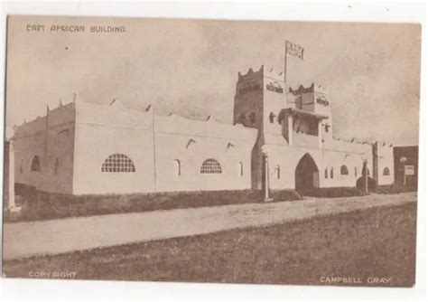 British Empire Exhibition Wembley East African Building Postcard