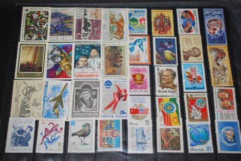 Russia 1970s 80s Noyta Cccp Stamps Various Denominations Sheet Of 65