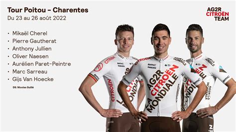 Tour Poitou Charentes en Nouvelle Aquitaine 23 26 août Equipe