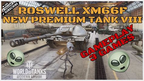 World Of Tanks Console New Premium ROSWELL XM66F GAMEPLAY WOTC Created