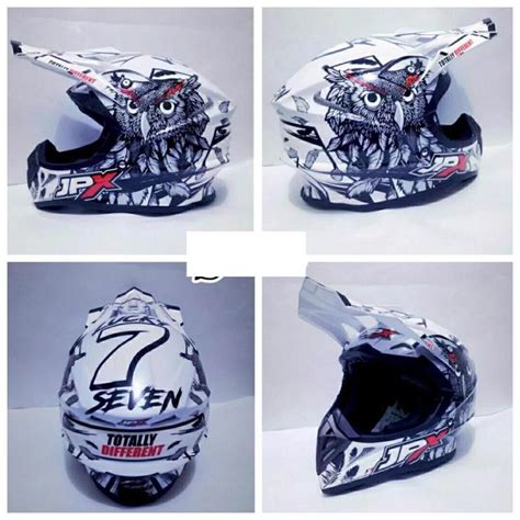 Helm Jpx Cross Full Face Standar SNI Trail Motocross Trabas Klx X13