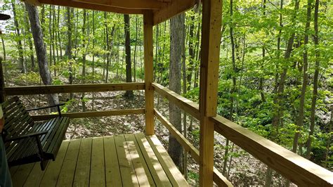 Wooded Ravine Cabin Hocking Hills Campgrounds