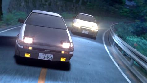 Ae86 Vs Ae86 Short Version Initial D Final Stage Youtube