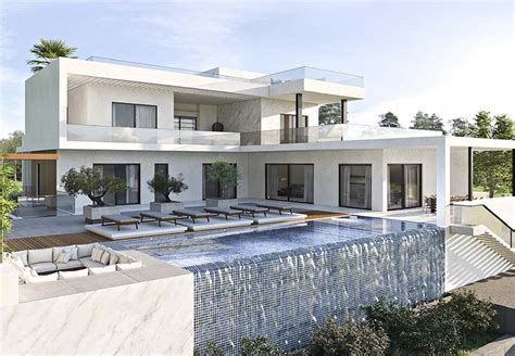 Villa De Luxe Contemporaine Avec Vue Sur La Mer Actuellement En