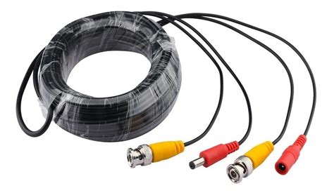 Cable Siames Coaxial 40metro Para Camara Cctv Video Voltaje 259 00