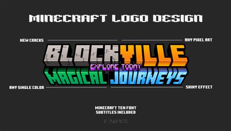 Design a minecraft logo by Liam_spr | Fiverr