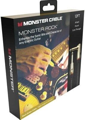 Monster Cable Prolink Rock Ft Instrument Cable Noir M Angle