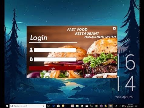 Fast Food Restaurant Management System In Vb Final Year Project