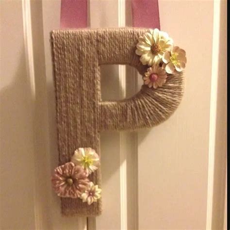 Make Beautiful Ombre Yarn Monogram Letters Craft Projects For Every Fan