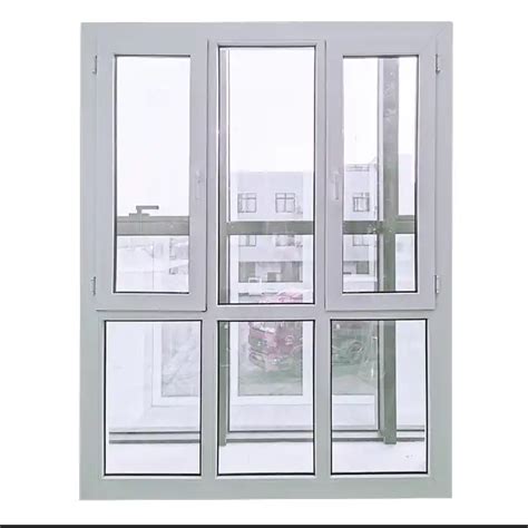 European Design Upvc Windows Double Glazing Swing Pvc Casement Window