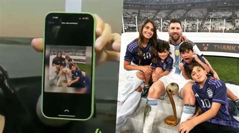 Messi Tiene Foto Histórica De Perfil En Whatsapp Su Sobrino La Filtra