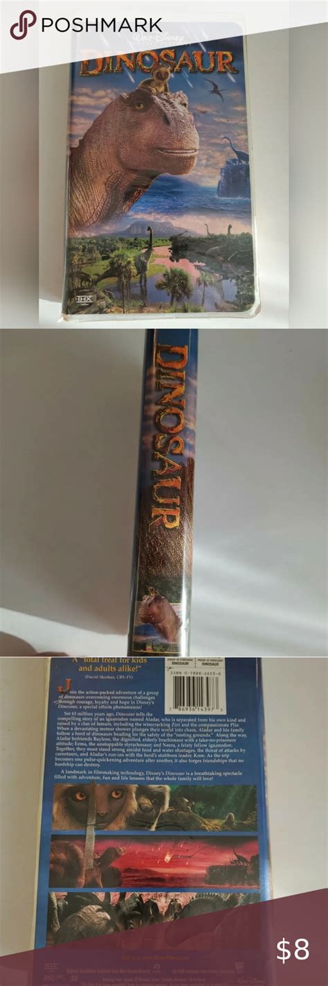 Walt Disney's Dinosaur (VHS, 2001) | Disney dinosaur, Walt disney, Disney