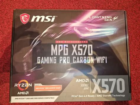 MSI MPG X570 Gaming Pro Carbon WIFI Sockel AM4 AMD Ryzen 7B93 001R