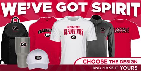 Gladstone High School Gladiators Covina California Sideline Store