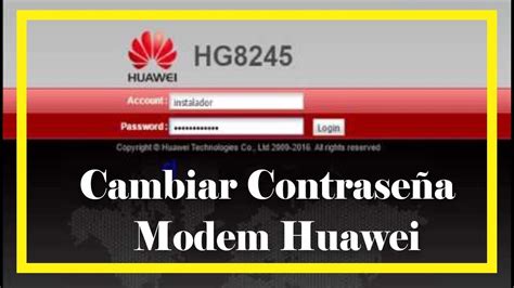 Como Cambiar Contrase A Modem Huawei De Forma Correcta Youtube