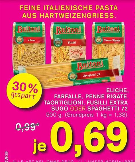 Buitoni Feine Italienische Pasta Aus Hartweizengriess Angebot Bei Kodi