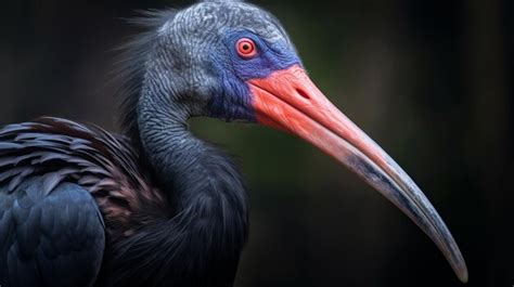 Premium Photo Northern Bald Ibis