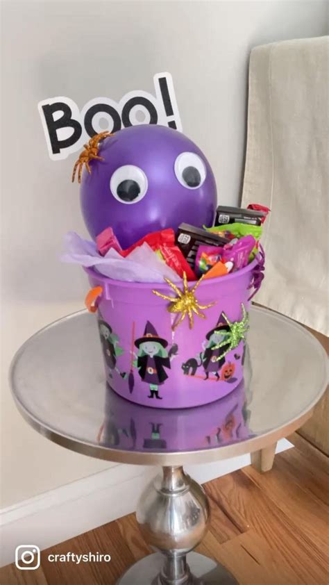 Diy Boo Basket Idea Diy Halloween Decorations Halloween Table