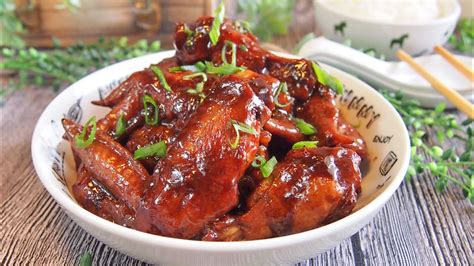 Soy Sauce Chicken Wings Recipe Awesome Cuisine